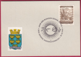 Österreich MNr. 861 Sonderstempel 21. 12. 1965 Gmünd NÖ Jahr Der Ruhigen Sonne1964/65 - Briefe U. Dokumente