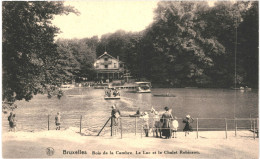 CPA Carte Postale Belgique Bruxelles Bois De La Cambre Le Lac Et Chalet Robinson   VM78900 - Foreste, Parchi, Giardini