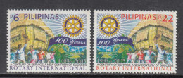 2005 Philippines Rotary International Complete Set Of 2 MNH - Filippine