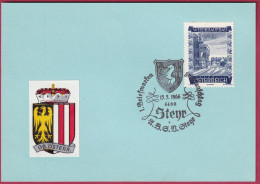 Österreich MNr. 862 Sonderstempel 15. 5. 1966 Steyr 1. Briefmarkengroßtauschtag - Brieven En Documenten