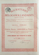 Sucrateries Belgo-Hollandaises - Gembloux - 1923 - Action Ordinaire - Landwirtschaft