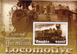 Zm1008a Zambia 2005, SG1008a, K8,000, 200 Years Of Locomotives - Class HV2 (railway) MNH - Zambia (1965-...)