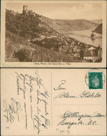 Ansichtskarte Kaub Panorama-Ansicht, Rhein Burg Gutenfels U. Pfalz 1929 - Kaub