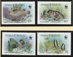 Antigua & Barbuda 1987, Postfris MNH, WWF, Fish - Antigua Und Barbuda (1981-...)