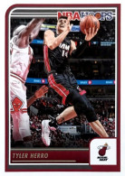 221 Tyler Herro - Miami Heat - Carte Panini 2023-2024 NBA Hoops Base Cards - Sonstige & Ohne Zuordnung
