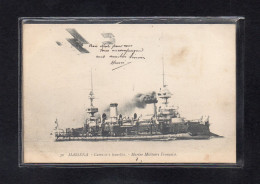 (24/03/24) THEME BATEAU-CPA MASSENA - CUIRASSE A TOURELLES - Guerre