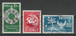 Norwegen Mi 344-46 O - Oblitérés