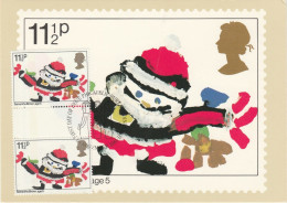 First Day Of Issue Philatélic Bureau 1981 Christmas - Interi Postali