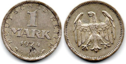 MA 31558 / Allemagne - Deutschland - Germany 1 Mark 1924 A TB+ - 1 Marco & 1 Reichsmark