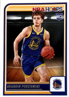 264 Brandin Podziemski - Golden State Warriors - Carte Panini 2023-2024 NBA Hoops Base Cards - Other & Unclassified