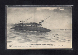 (24/03/24) THEME BATEAU-CPA LEON GAMBETTA - COULE LE 26 AVRIL 1915 - CROISEUR CUIRASSE - Guerre