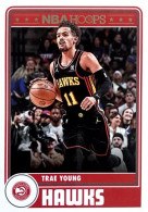 288 Trae Young - Atlanta Hawks - Carte Panini 2023-2024 NBA Hoops Base Cards - Autres & Non Classés