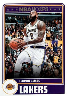 290 LeBron James - Los Angeles Lakers - Carte Panini 2023-2024 NBA Hoops Base Cards - Andere & Zonder Classificatie