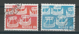 Norwegen Mi 579-80 O - Gebraucht