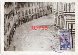 Toscana Firenze Fotocartolina Maximum Catastrofe Di Firenze Alluvione 4 Novembre 1966 (retro Bianco/n°1) - Catastrophes