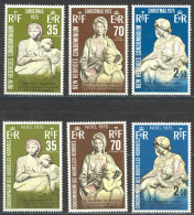 New Hebrides, Both Sc# Br 201-203 Fr 220-222 MNH 1975 Christmas - Collections, Lots & Séries