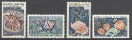 New Caledonia Sc# 307-310 MH 1959 Sea Life - Neufs