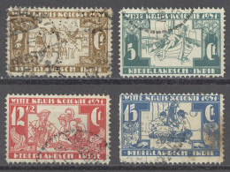 Netherlands Indies Sc# B8-B11 Used 1931 Leper Colony - Niederländisch-Indien