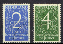 Netherlands Sc# O25-O26 Used 1950 Officials - Servicios