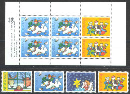 Netherlands Sc# B596-B599a MNH 1983 Christmas - Unused Stamps