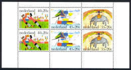 Netherlands Sc# B529a MNH Sheet/6 1976 Children's Drawings - Neufs