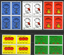 Netherlands Sc# B452-B456 MNH Block/4 1969 Children And Music - Nuovi