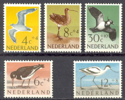 Netherlands Sc# B353-B357 MNH 1960 Birds - Nuevos