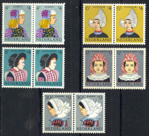 Netherlands Sc# B348-B352 MNH Pair 1960 Child Welfare - Neufs