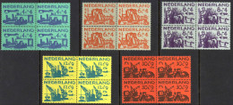Netherlands Sc# B331-B335 MNH Block/4 1959 Social & Cultural Projects - Unused Stamps