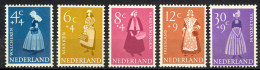 Netherlands Sc# B321-B325 MH 1958 Regional Costumes - Ongebruikt