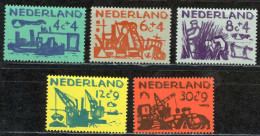 Netherlands Sc# B331-B335 MH 1959 Social & Cultural Projects - Unused Stamps