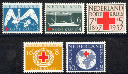 Netherlands Sc# B311-B315 MH 1957 Red Cross - Unused Stamps