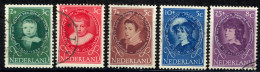 Netherlands Sc# B286-B290 Used (a) 1955 Child Welfare - Usati