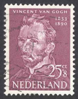 Netherlands Sc# B268 Used 1954 Vinceny Van Gogh - Usati