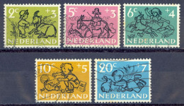 Netherlands Sc# B243-B247 Used 1952 Child Welfare - Used Stamps