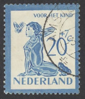 Netherlands Sc# B223 Used 1950 20c+7c Needy Children - Usados