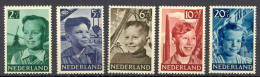 Netherlands Sc# B229-B233 MNH 1951 Child Welfare - Unused Stamps