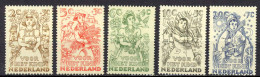 Netherlands Sc# B203-B207 MNH 1949 Child Welfare - Unused Stamps