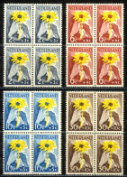 Netherlands Sc# B199-B202 MNH Block/4 1949 Red Cross - Nuovi