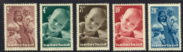 Netherlands Sc# B180-B184 MH 1947 Children - Ongebruikt
