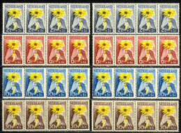 Netherlands Sc# B199-B202 MNH Lot/8 1949 Red Cross - Unused Stamps