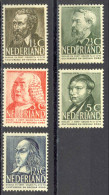 Netherlands Sc# B113-B117 MH 1939 Social & Cultural Projects - Neufs