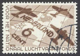 Netherlands Sc# B81 Used (a) 1935 Aviation - Used Stamps