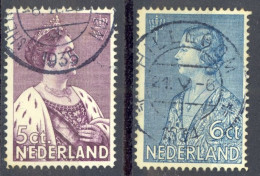 Netherlands Sc# B70-B71 Used (a) 1934 Anti-Depression Committee - Usati