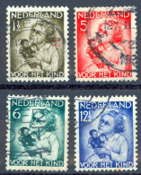 Netherlands Sc# B73-B76 Used (a) 1934 Child Welfare - Used Stamps