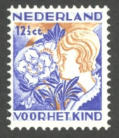 Netherlands Sc# B61 MNH 1932 12 1/2c+3 1/2c Christmas - Used Stamps