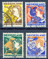 Netherlands Sc# B58-B61 Used 1932 Child Welfare - Gebruikt