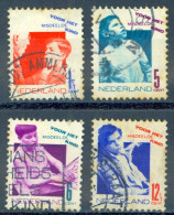 Netherlands Sc# B50-B53 Used 1931 Child Welfare - Used Stamps