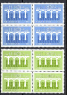 Netherlands Sc# 657-658 MNH Block/4 1984 Europa - Nuevos