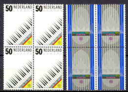 Netherlands Sc# 669-670 MNH Block/4 1985 Europa - Unused Stamps